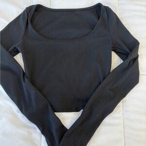 ALO Yoga Dark Gray Long Sleeve Top